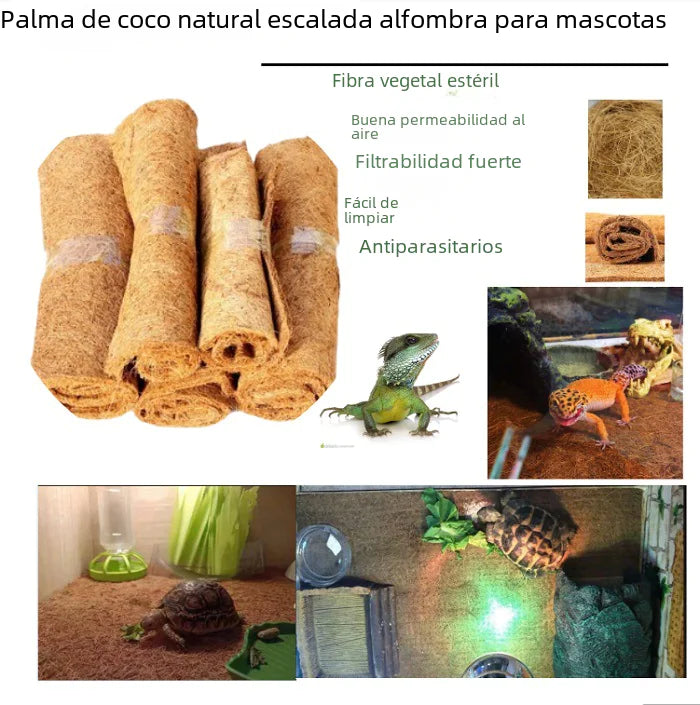 Coconut Fiber Mat for Reptile and Pet Habitats